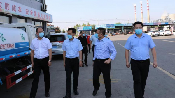 市国资委党委委员、副主任刘俊哲带队到交投集团督导调研疫情防控、安全生产